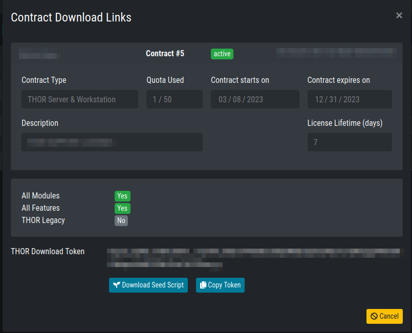 THOR Seed Download Page